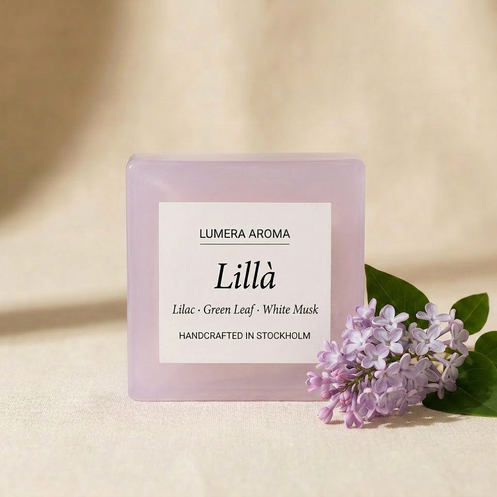 Lillà tvål från Lumera Aroma