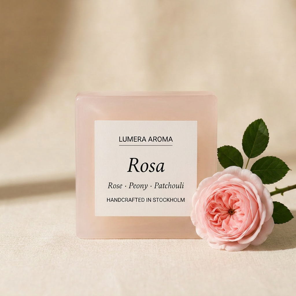 Rosa tvål från Lumera Aroma