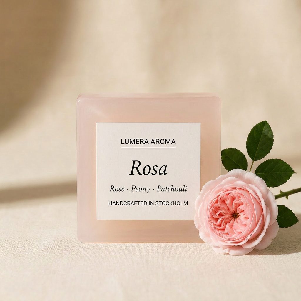 Rosa tvål från Lumera Aroma